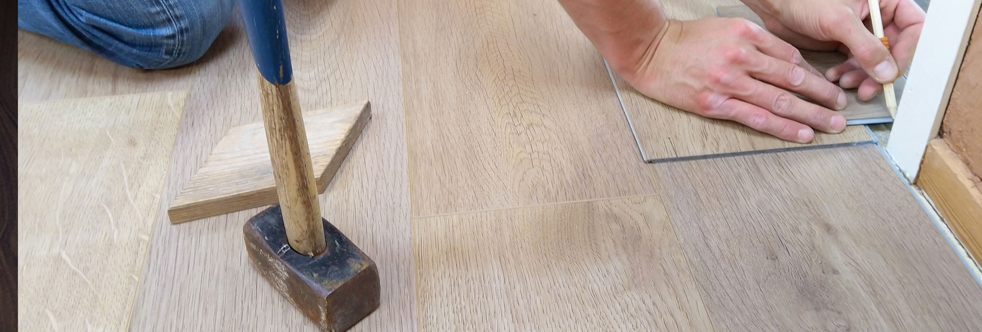 Professional flooring installation in an Omaha living room