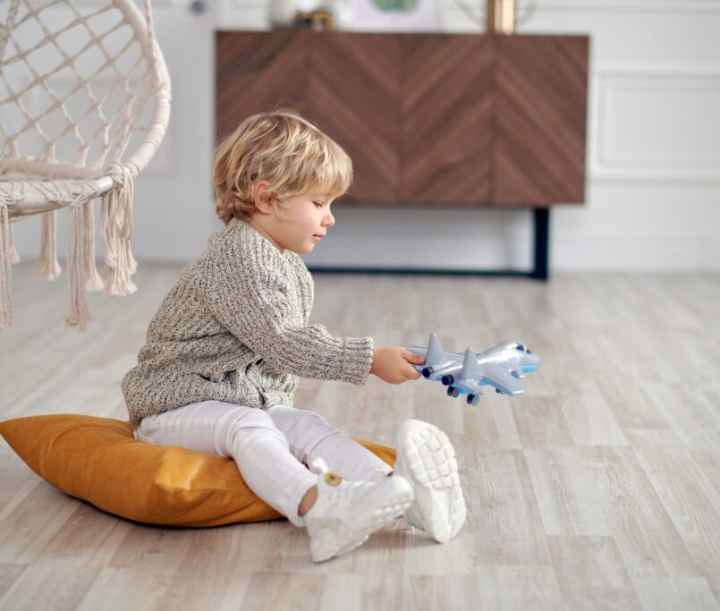 A beautifully designed room showcasing the elegance and durability of luxury vinyl flooring.